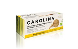 Gluten-free organic whole grain oat digestive biscuit with quinoa, ginger, and cinnamon. Vegan.