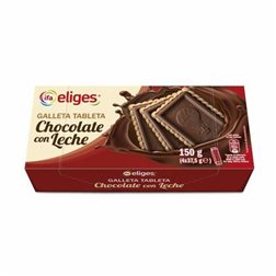 Galleta Tableta Chocolate Con leche Eliges 150gr