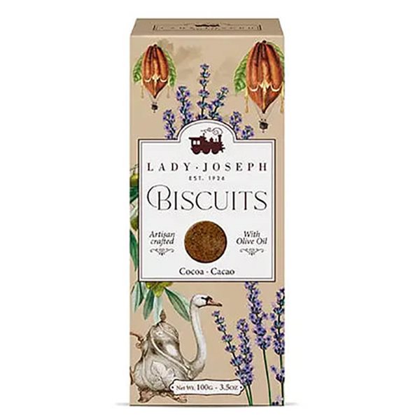 Biscuits artisanaux au cacao extra croustillants, Lady Joseph (7 unités)-lateral