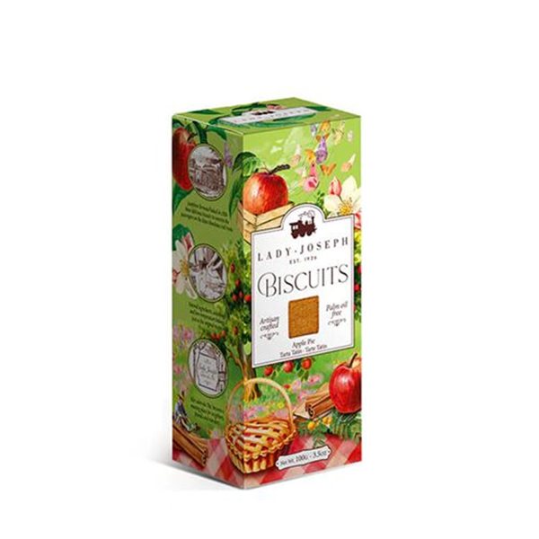 Galletas artesanas de manzana y canela, Lady Joseph (7  unidades)-lateral