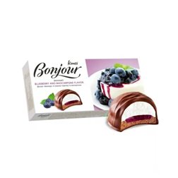 Biscuits "Bonjour" au goût de myrtille et mascarpone 232g Konti