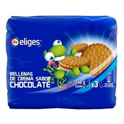 Kekse mit Schokoladenfüllung wählen p-3 750g