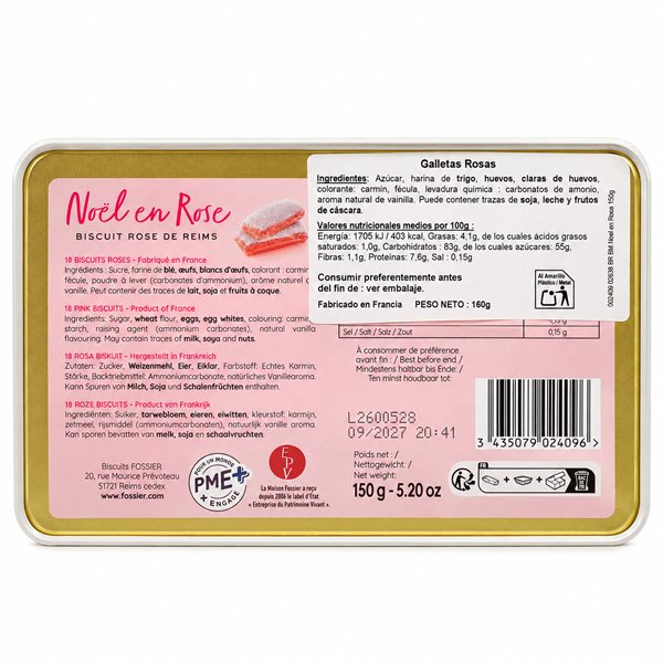 Galletas Navidad Noël en Rose - Fossier-detalle