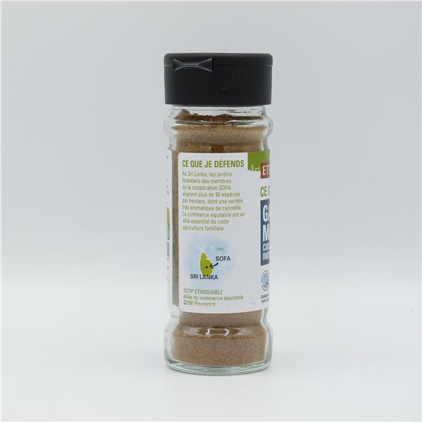 Garam Masala en polvo BIO 45 g-trasera