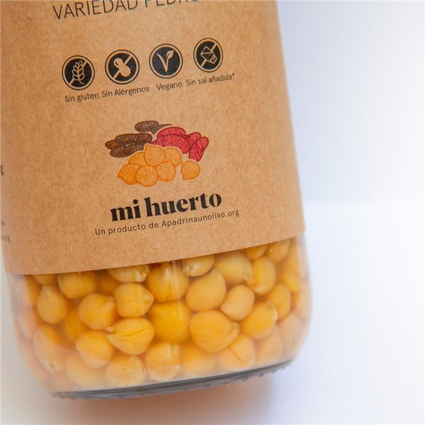 Garbanzo cocido-lateral