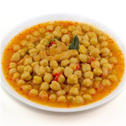 Chickpeas with Cod