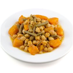 Chickpeas with pumpkin