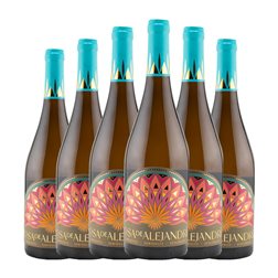 Gardel Rosa de Alejandría Moscatel Semiseco Vino de la Tierra de Castilla Bio — Biológico 75 cl Vegano Vino Blanco (Caja de 6 unidades)