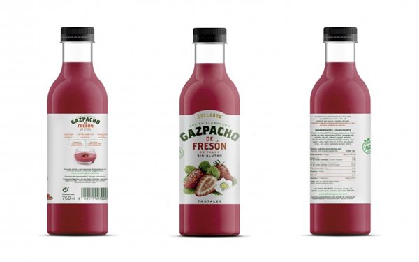 Gazpacho Gourmet de Fresón de Palos 750 ml – Sabor afrutado y natural-trasera