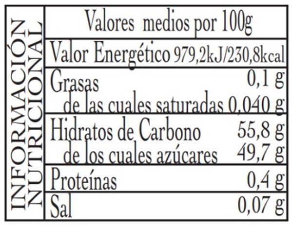 Gelée de vermut 235g-trasera