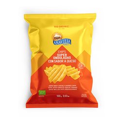 Gewellte Kartoffelchips mit Käsegeschmack BIO Añavieja 100g