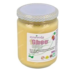 Beurre clarifié de vache Ayurvédique au coco 100% biologique 350g