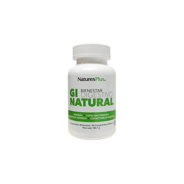 Gi Natural (bienestar digestive total) 90 comprimidos Natures Plus-lateral