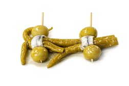 Gilda Básica de Boquerón Gourmet | Aperitivo Mediterráneo con Boquerón y Piparra