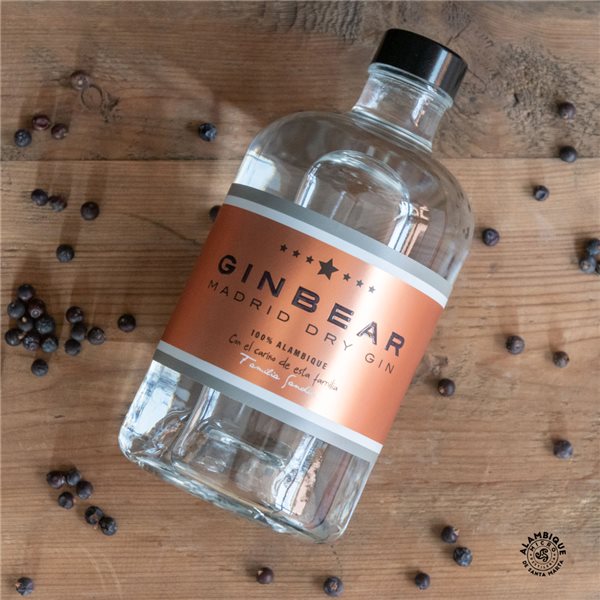 Ginbear 70 cl.-detalle