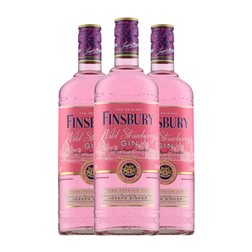 Ginebra Gin Finsbury Wild Strawberry 70 cl (Caja de 3 unidades)