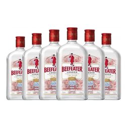 Ginebra Gin Beefeater Petaca Pequeña 35 cl (Caja de 6 unidades)