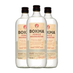 Ginebra Gin Bokma Jong Rond 1 L (Caja de 3 unidades)
