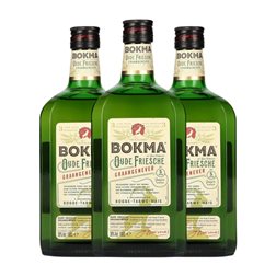 Ginebra Gin Bokma Oude Friesche 1 L (Caja de 3 unidades)
