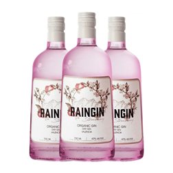 Ginebra Gin DHV Premium Raingin 70 cl Strawberry — Fresa (Caja de 3 unidades)