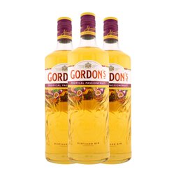 Ginebra Gin Gordon's 70 cl Passion Fruit — Fruta de La Pasión, Tropical (Caja de 3 unidades)