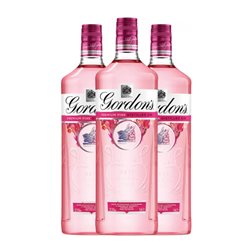 Ginebra Gin Gordon's Pink — Rosado 1 L (Caja de 3 unidades)