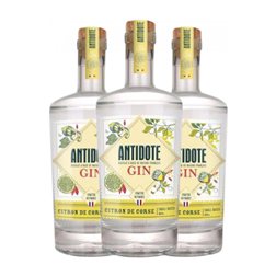 Ginebra Gin Grands Chais Antidote de Corse 70 cl Citron — Limón (Caja de 3 unidades)