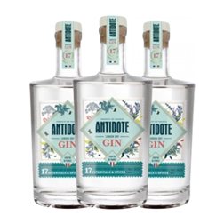 Ginebra Gin Grands Chais Antidote Premium 70 cl (Caja de 3 unidades)
