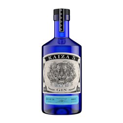 Ginebra Gin Kaiza 5 Pitahaya Blue — Edición Azul Botella Medium 50 cl Arándano — Arándanos, Flor de Saúco, Fruta del Dragón