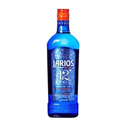 Ginebra Gin Larios 12 Botánicos Premium, Mediterranean — Mediterránea 1 L Flor de Azahar