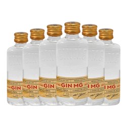 Ginebra Gin MG Botellín Miniatura 5 cl (Caja de 6 unidades)