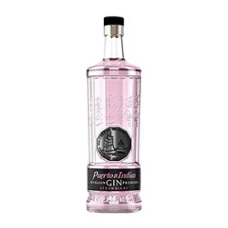 Ginebra Gin Puerto de Indias Botella Especial 1,75 L Strawberry — Fresa