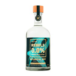 Ginebra Gin Rebels Valais Botella Medium 50 cl 0.0 Cero Cero Botanicals — Botánicos Sin Alcohol