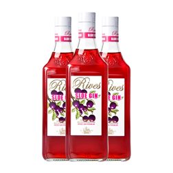 Ginebra Gin Rives 70 cl Sloe Berries — Endrinas (Caja de 3 unidades)