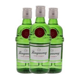 Ginebra Gin Tanqueray Petaca Pequeña 35 cl (Caja de 3 unidades)