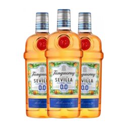 Ginebra Gin Tanqueray Sevilla 70 cl 0.0 Cero Cero Sin Alcohol (Caja de 3 unidades)