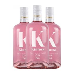 Ginebra Gin Teichenné Kinross Pink — Rosado 70 cl (Caja de 3 unidades)
