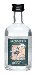 'Sipsmith London Dry Gin Miniature 5CL.'
