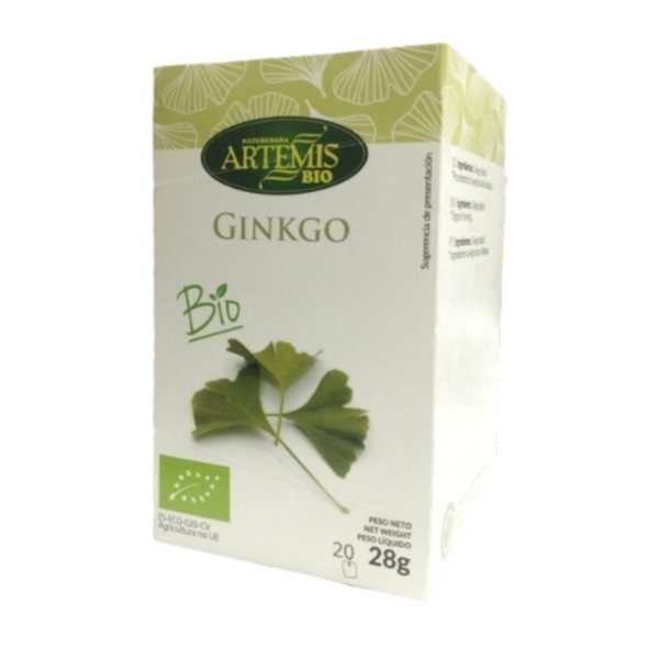 Infusion Bio de Ginkgo Biloba 20 filtres Artemis-detalle