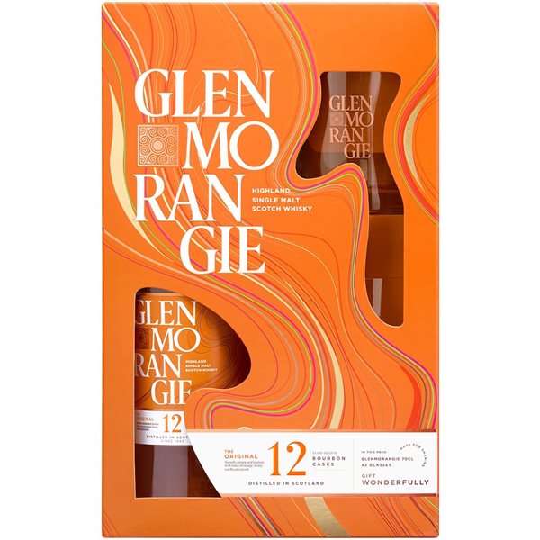 Glenmorangie The Original Estuche + 2 Vasos-detalle