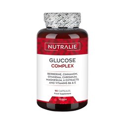 Glucosa complex con berberina, cromo y canela 90 caps Nutralie