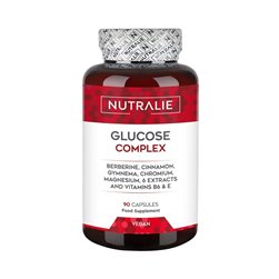 Glucosa complex con berberina, cromo y canela 90 caps Nutralie