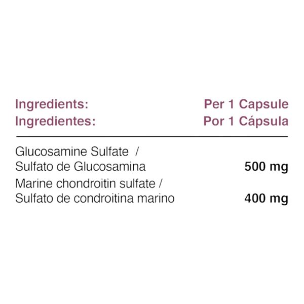 Glucosamina - Condroitina 900 60 Caps-detalle