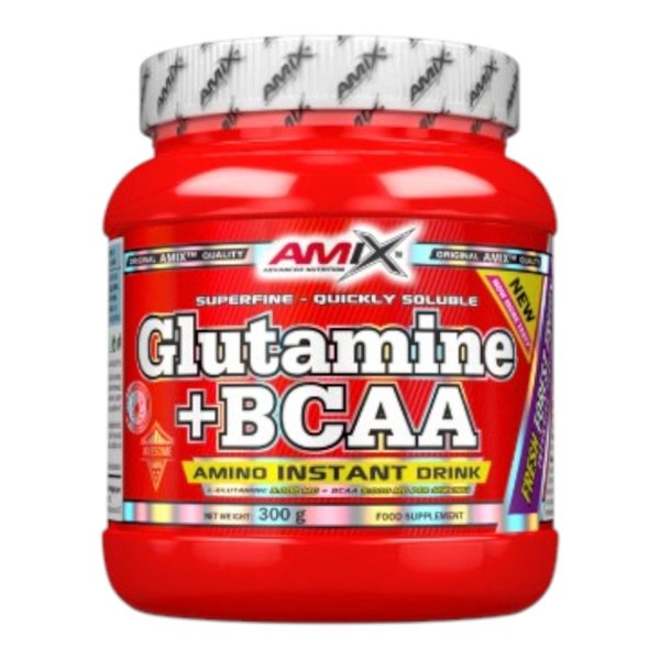 Glutamine + Bcaa 300 Gr-izquierda