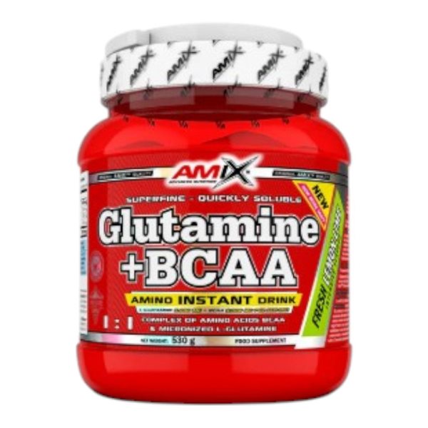 Glutamine + Bcaa 530 Gr-izquierda