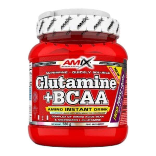 Glutamine + Bcaa 530 Gr-trasera