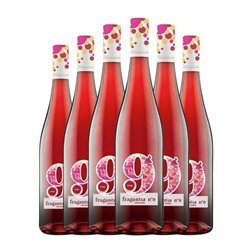 González Byass Fragantia 9 Vino de la Tierra de Castilla Frizzante — Espumoso de Aguja 75 cl Espumoso Rosado (Caja de 6 unidades)