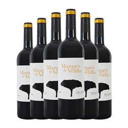 Grandes Bodegas Marqués de Velilla Tempranillo Seco Ribera del Duero Joven 75 cl Vino Tinto (Caja de 6 unidades)