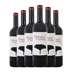 Grandes Bodegas Marqués de Velilla Tempranillo Seco Ribera del Duero Roble 75 cl Vino Tinto (Caja de 6 unidades)