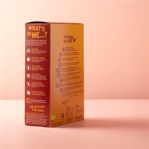 Granola Keto à la Crème de Cacahuètes et Chocolat Sans Gluten-izquierda